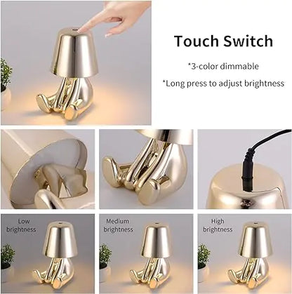 Modern Bedside Light Cute Golden  Night Light